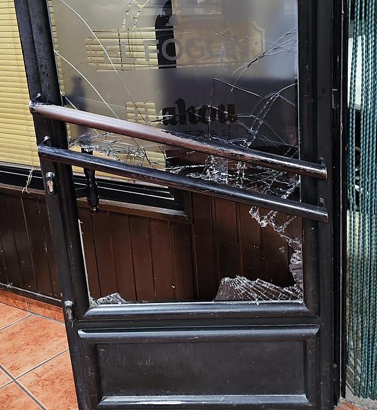 Bar atracado en Navalmoral de la Mata.