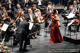 Patricia Kopatchinkaja y la Orquesta de Extremadura en el XXXIV Festival Ibérico de Música.