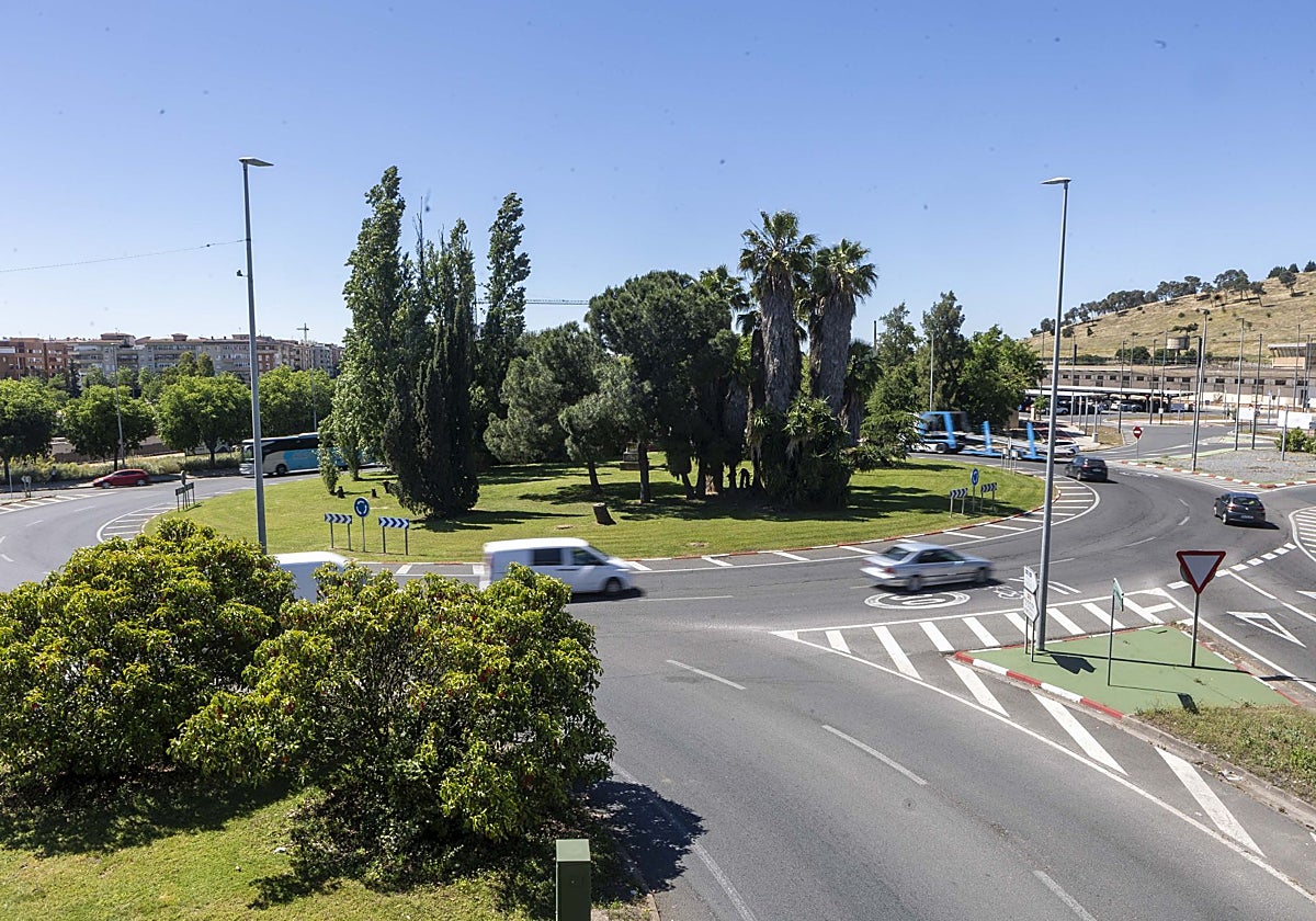Imagen de la rotonda que llevará el nombre de Miguel Ángel Blanco.