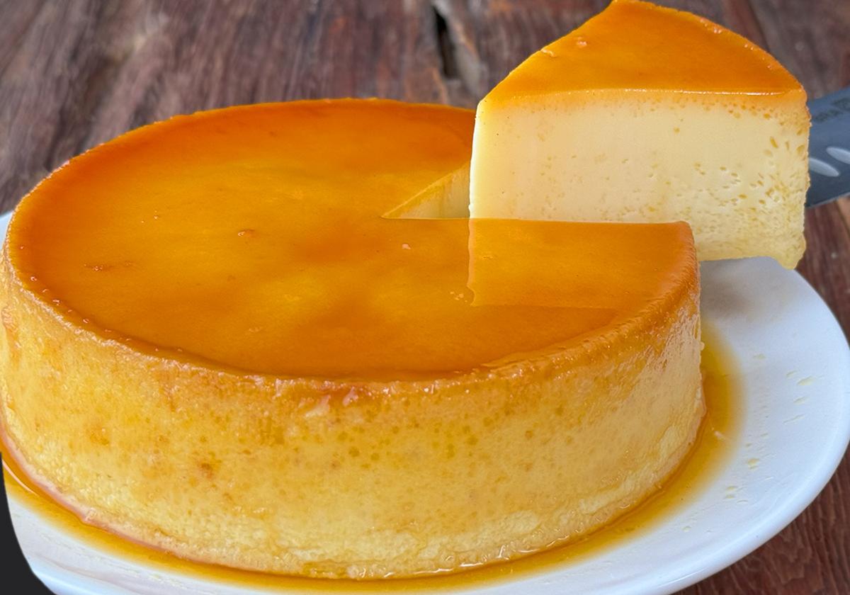 Flan de lehe condensada