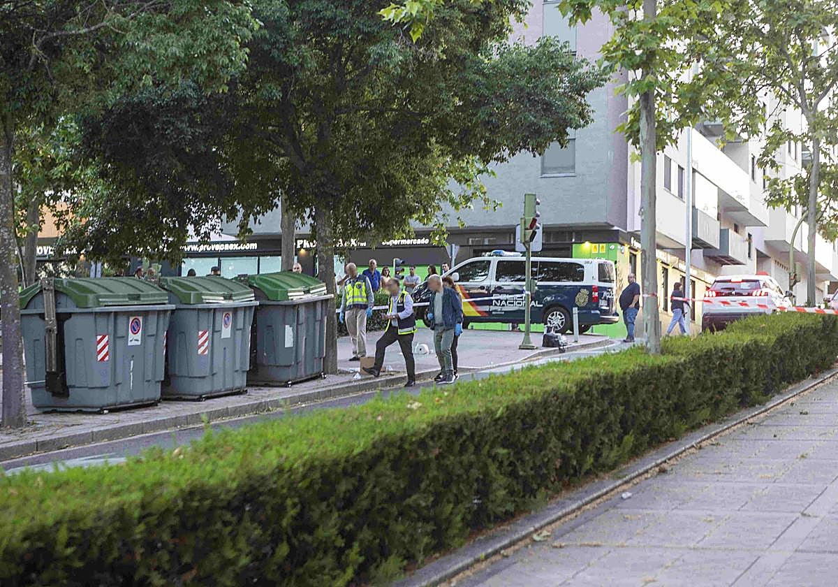 Dispositivo policial en Cáceres tras la muerte de un joven en una pelea