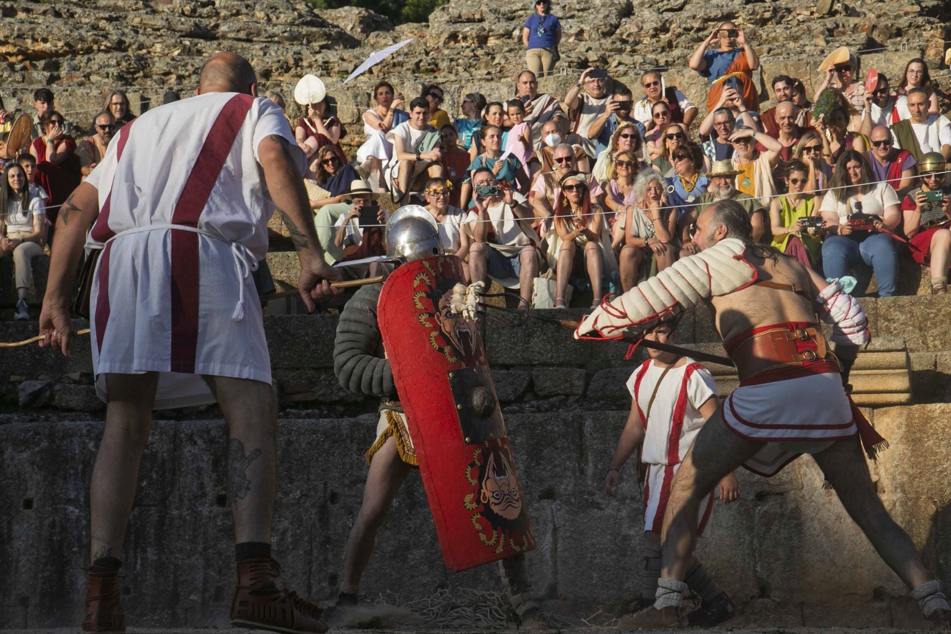 Fotos | Lucha de gladiadores en Emerita Lvdica 2025