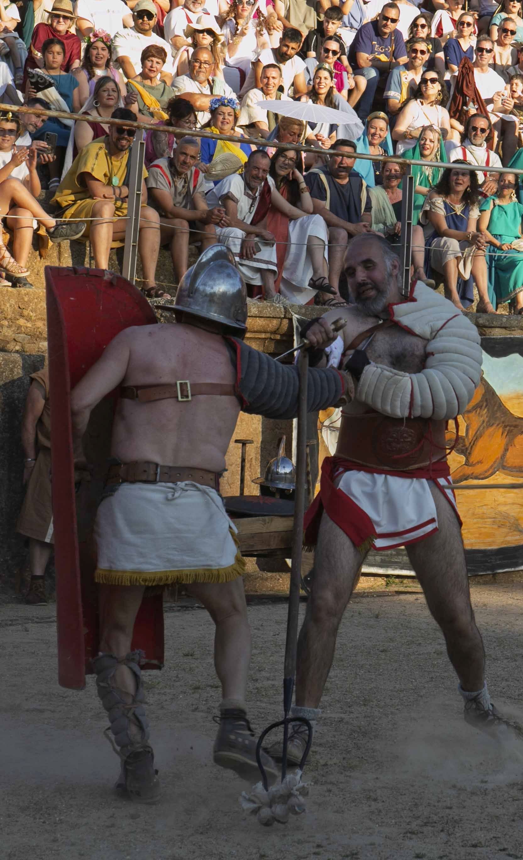 Fotos | Lucha de gladiadores en Emerita Lvdica 2025