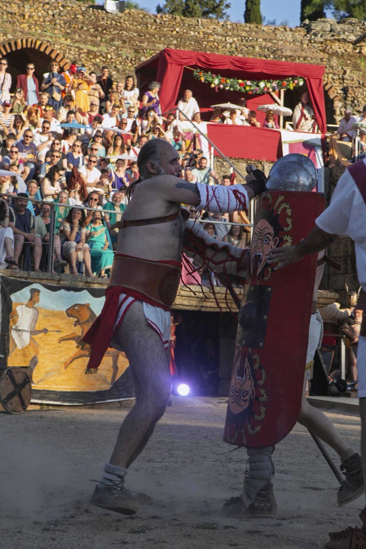 Fotos | Lucha de gladiadores en Emerita Lvdica 2025