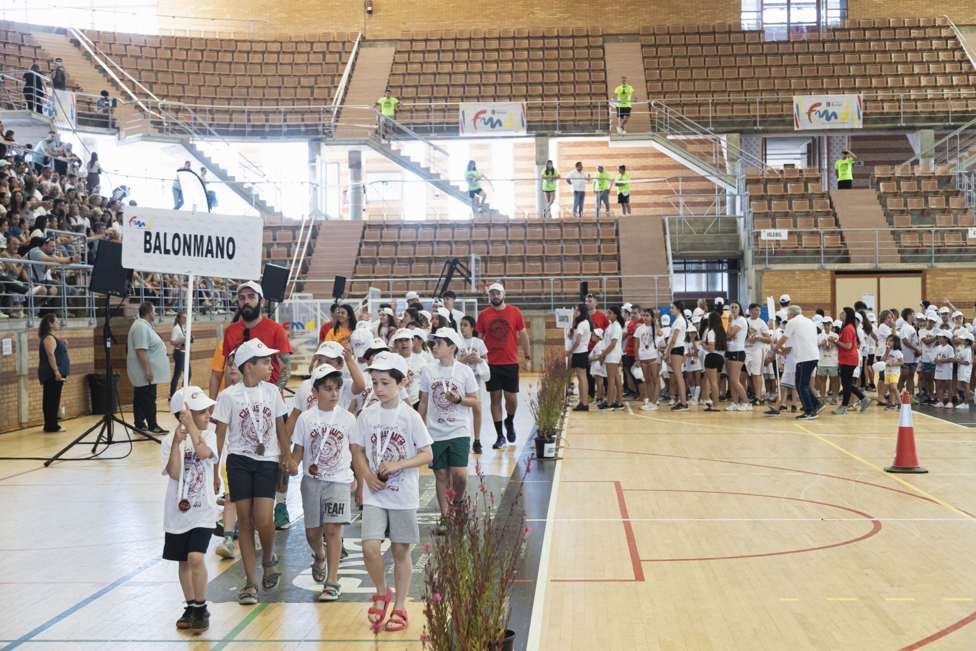 La clausura de las escuelas deportivas de la FMD, en imágenes