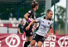 Nerea en el duelo de vuelta ante el Dux Logroño.