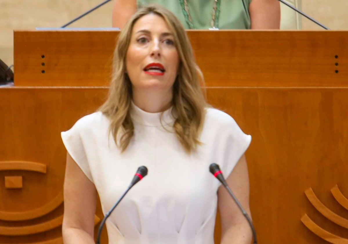 María Guardiola, presidenta de la Junta de Extremadura.