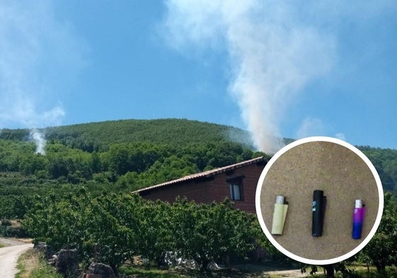 Arrestado por provocar un incendio en un paraje protegido entre Casas del Castañar y Cabrero