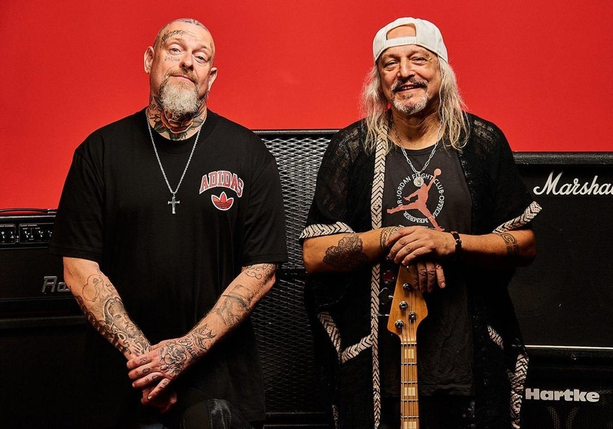 Andras Lutz y Pepe Bao, componentes de O'Funk'illo.