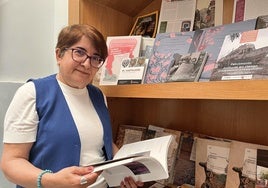 La investigadora del Instituto de Arqueología de Mérida, Trinidad Tortosa, en la sede del IAM.