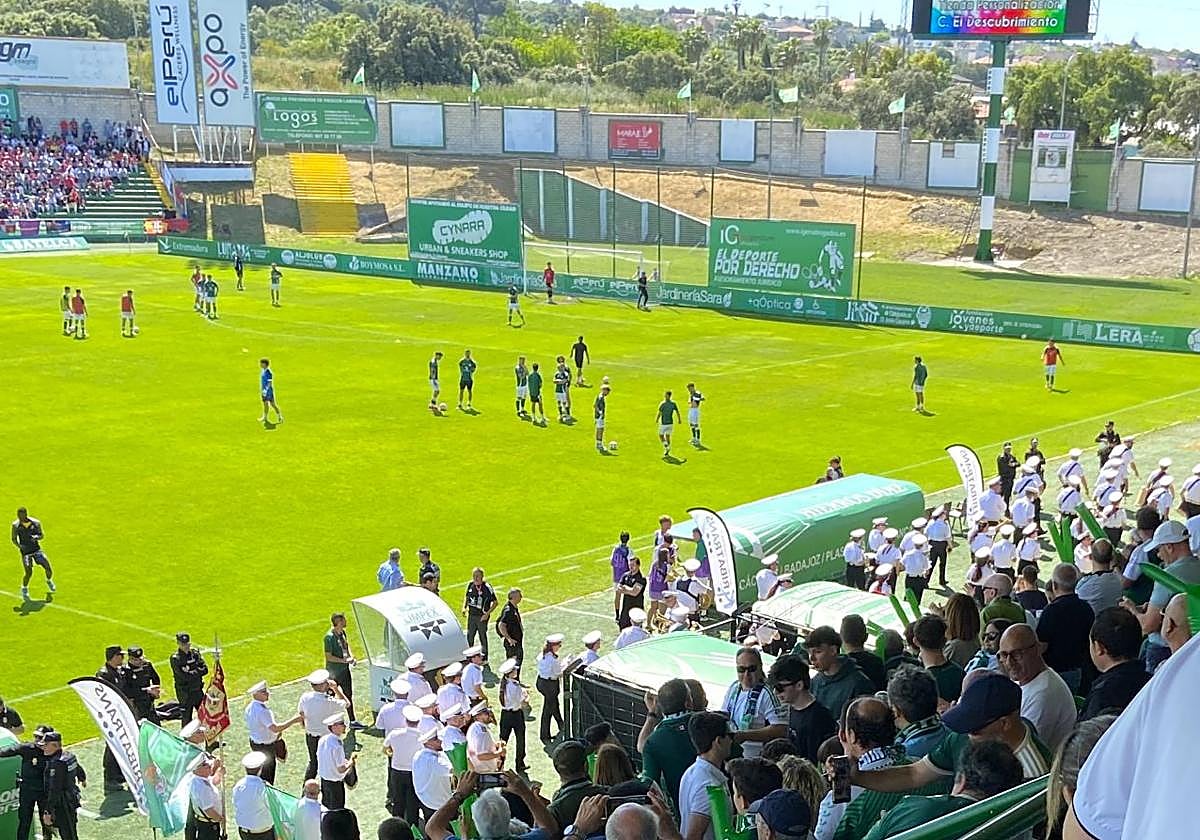 Banda del Espiri en el partido contra el Ávila.