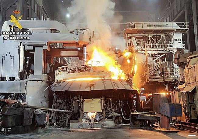 Trabajos de fundición.