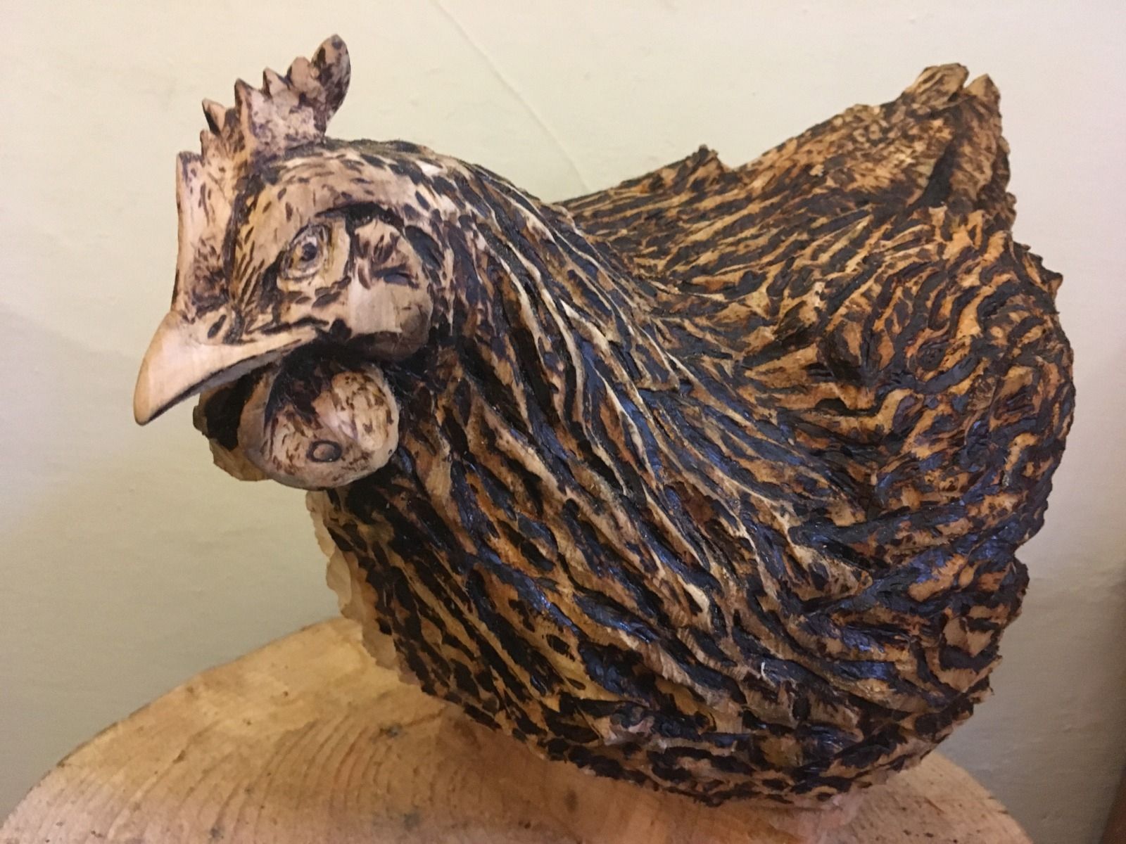 Fotos | Lupe Arévalo, campeona de talla con motosierra