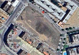 Solar de 7.889 metros cuadrados en el que se levantarán las viviendas de alquiler asequible.