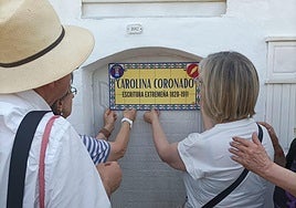 Ruta 'Callejeando con Carolina' celebrada este sábado.