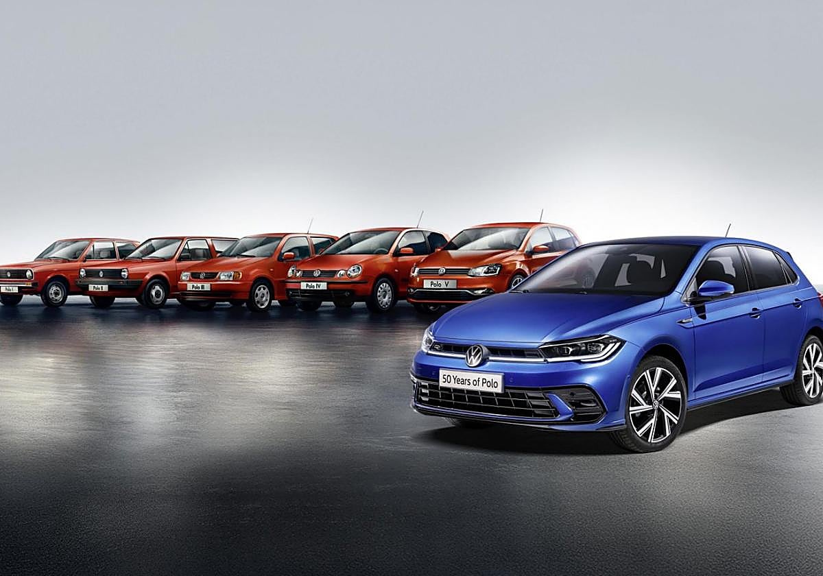 Las seis generaciones habiendo crecido de dos a cinco puertas y longitud de 3,5 metros a 4,0. HOY