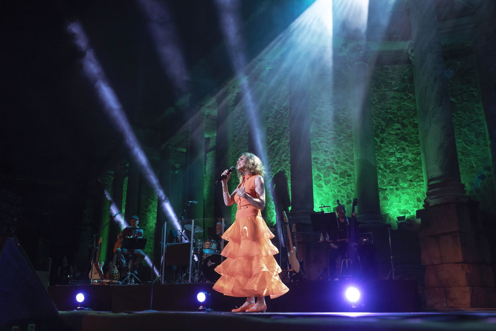 Fotos | Así fue la actuación de Ana Belén en el Teatro Romano