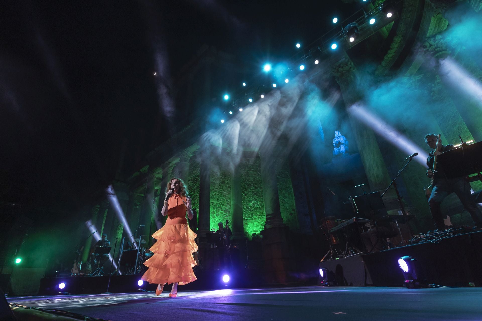 Fotos | Así fue la actuación de Ana Belén en el Teatro Romano