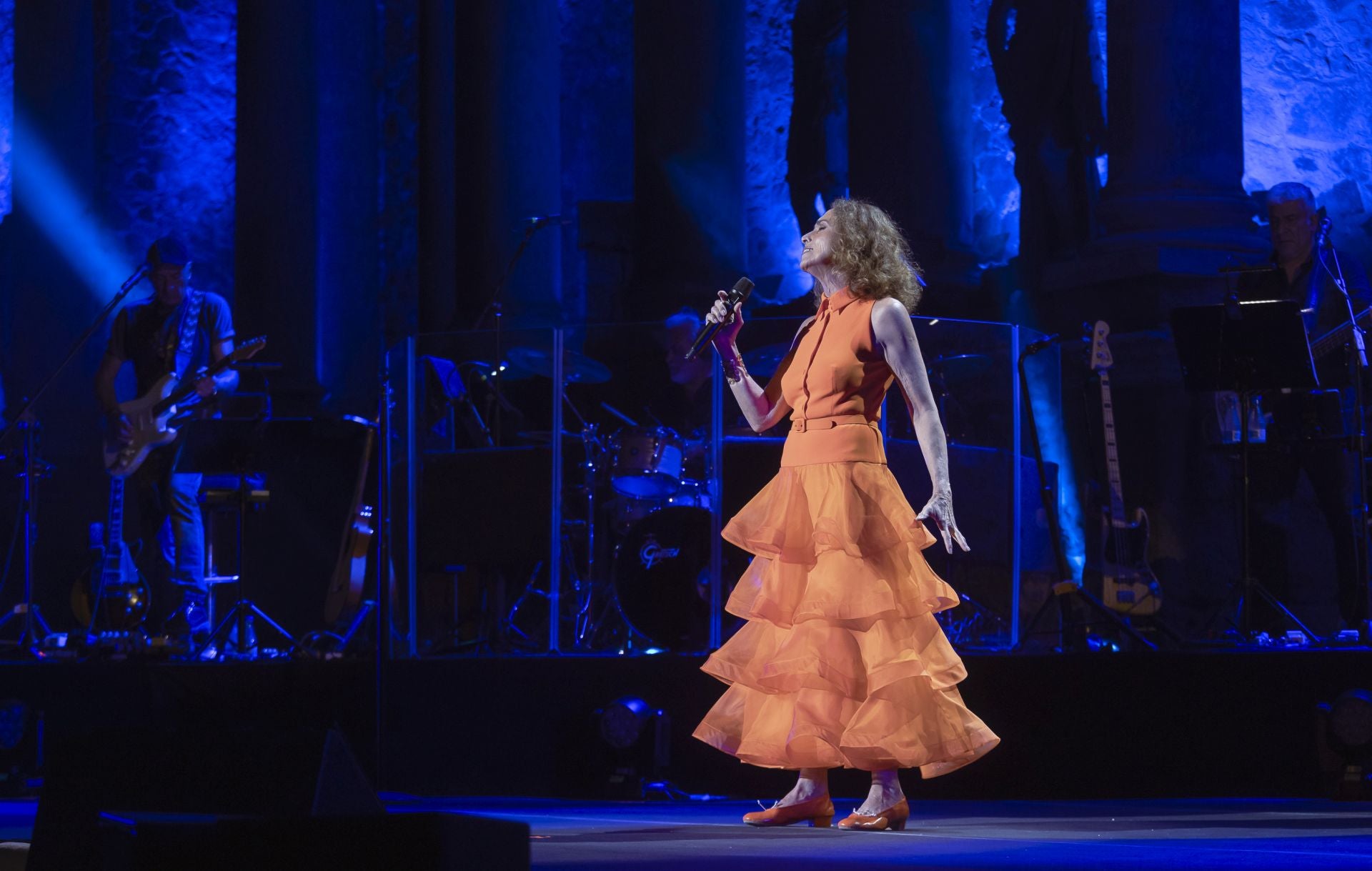 Fotos | Así fue la actuación de Ana Belén en el Teatro Romano