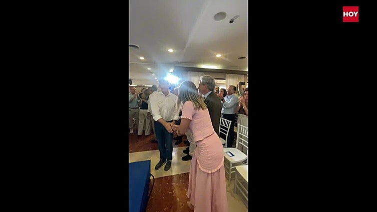 Feijóo participa en un acto en Cáceres junto a María Guardiola