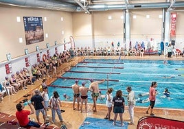 Piscina de la Argentina, que acogió la semana pasada el evento 'brazadas solidarias'.