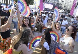 Fiesta de Los Palomos en Badajoz en la edición pasada.