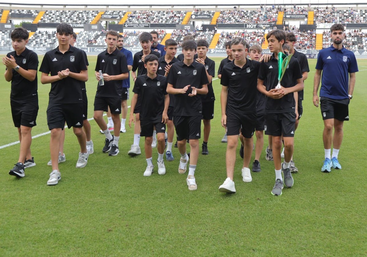 La cantera del Badajoz, una cosecha de siete campeonatos y tres ascensos