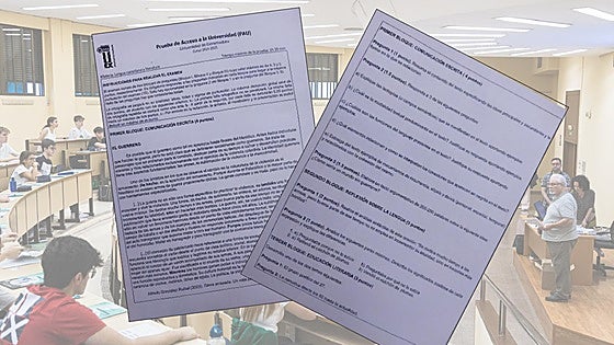 Cinco ampas extremeñas se quejan de que el examen de Lengua de la PAU es más complicado que en Madrid