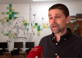 Andrés Domínguez, jefe del Departamento de Lengua Castellana y Literatura del IES Vegas Bajas de Montijo.