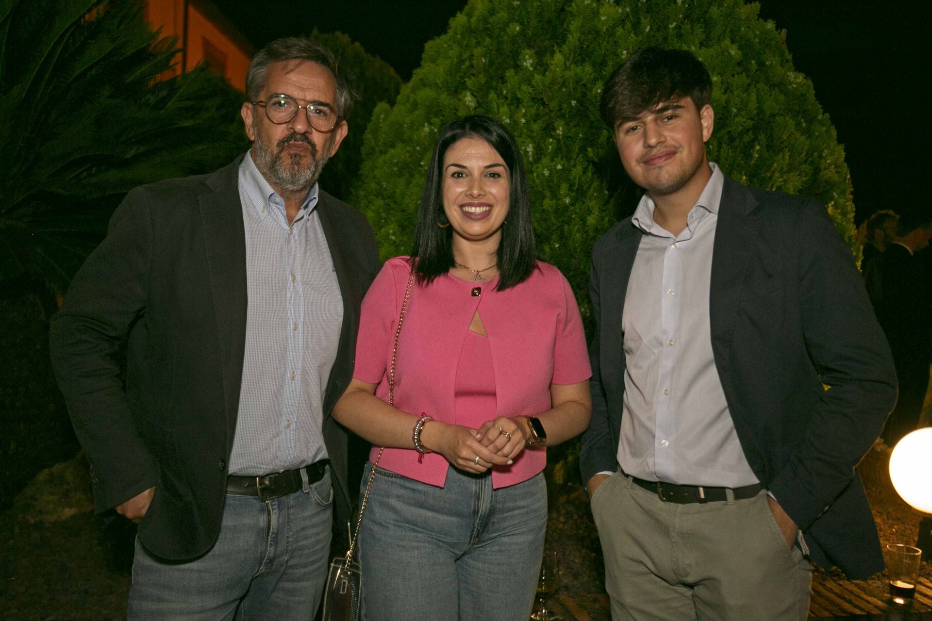 Damián Morcillo, Celia Cano y Hugo Morcillo.