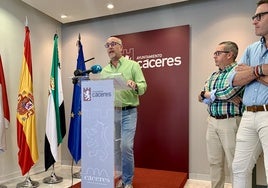 Tirso Leal, durante su comparecencia.