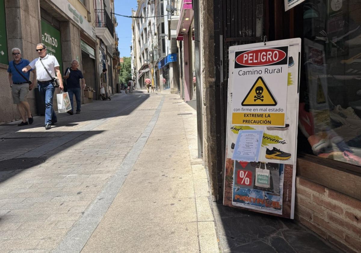La entrada de camiones al centro se regulará para proteger el pavimento
