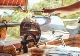 Barbacoa en terraza