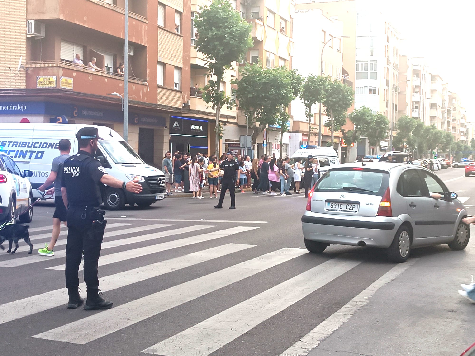 Un coche atropella a un peatón en Ricardo Carapeto