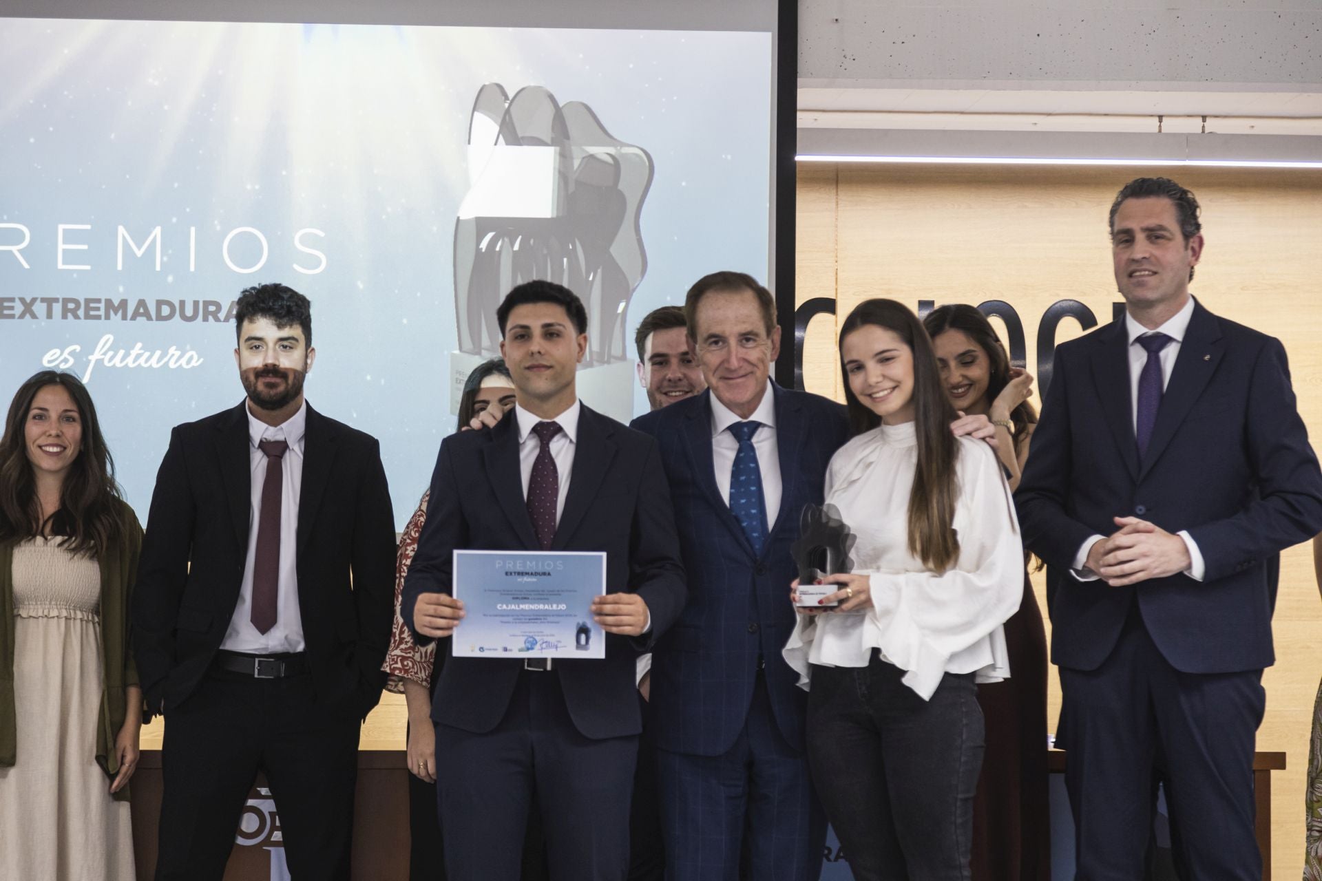Entrega de galardones a los ganadores de la tercera edición de los &#039;Premios Extremadura es futuro&#039;