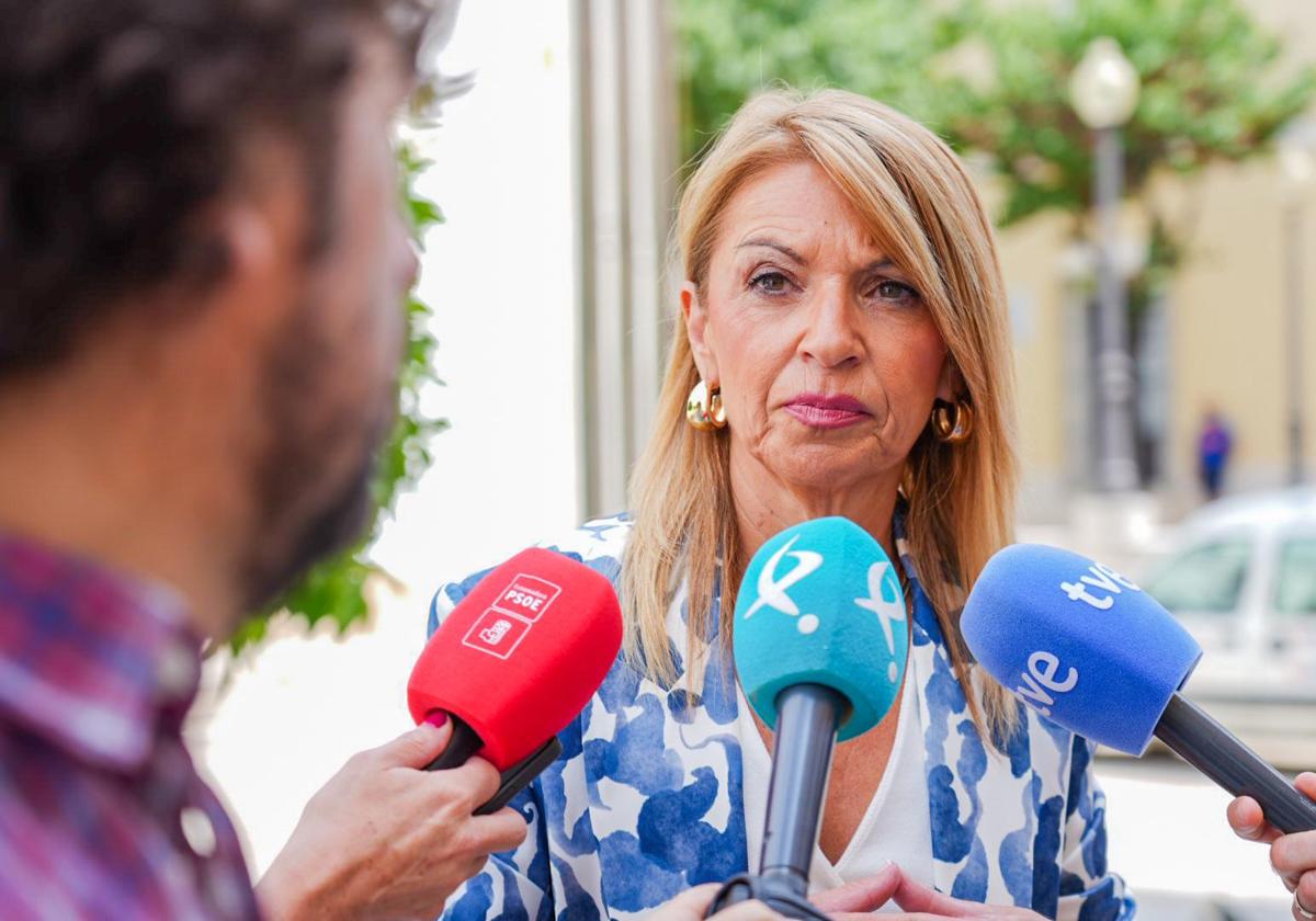 La portavoz del Grupo Parlamentario Socialista, Piedad Álvarez.