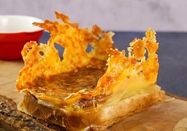 Bocadillo de queso sin gluten