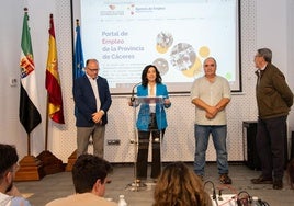 Imagen de la presentación de la Agencia de Empleo el pasado mes de abril.
