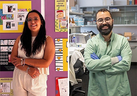 Carolina Picapiedra, de Jaraiz de la Vera, y Cándido Ortiz, de Ribera del Fresno.