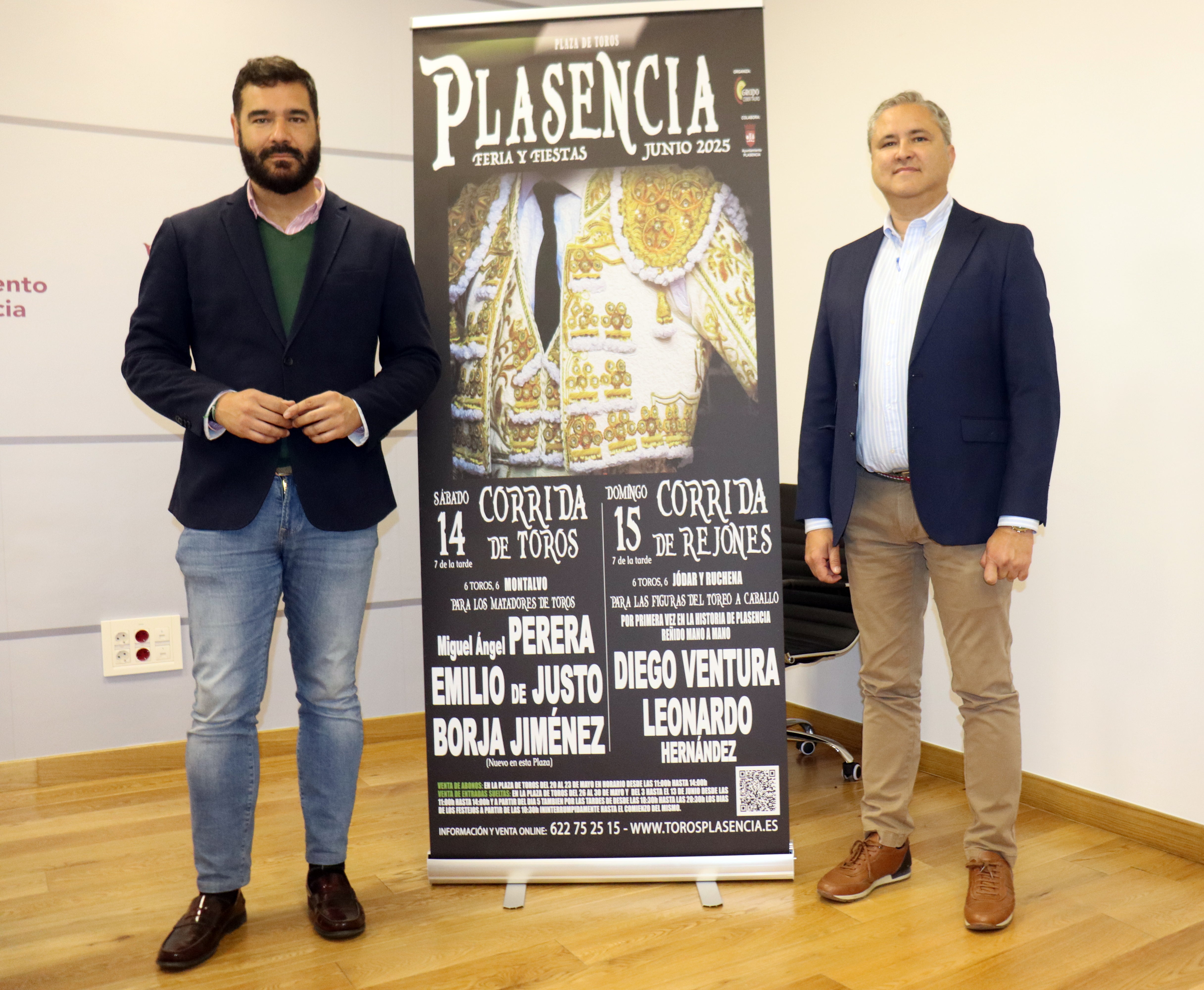 Cartel de la Feria taurina que empieza este sábado en el coso de las Cigüeñas.