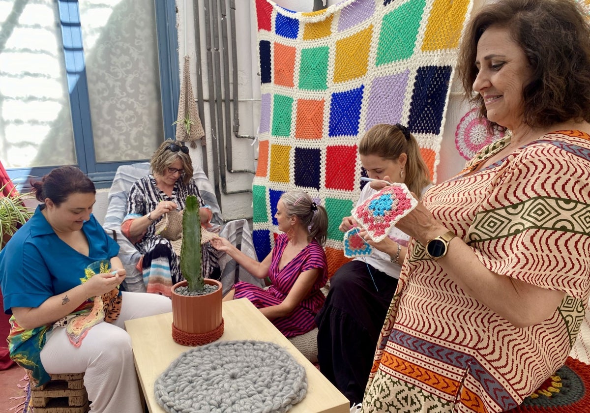 Participantes en uno de los talleres celebrados este sábado en Cáceres.