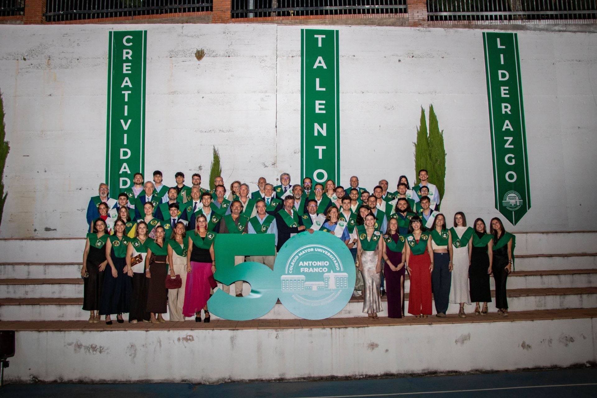 El 50 aniversario del colegio mayor Antonio Franco, en imágenes