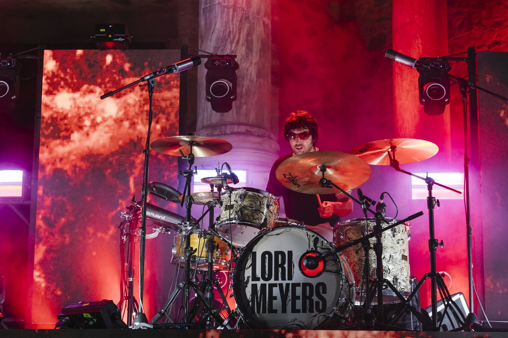 Concierto de Lori Meyers en el Teatro Romano de Mérida.