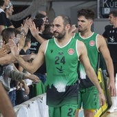 Dani Rodríguez tras el partido del playoff ante el Huesca.