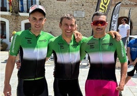 Pedro Sánchez, David Grrido y Rubén Tanco.