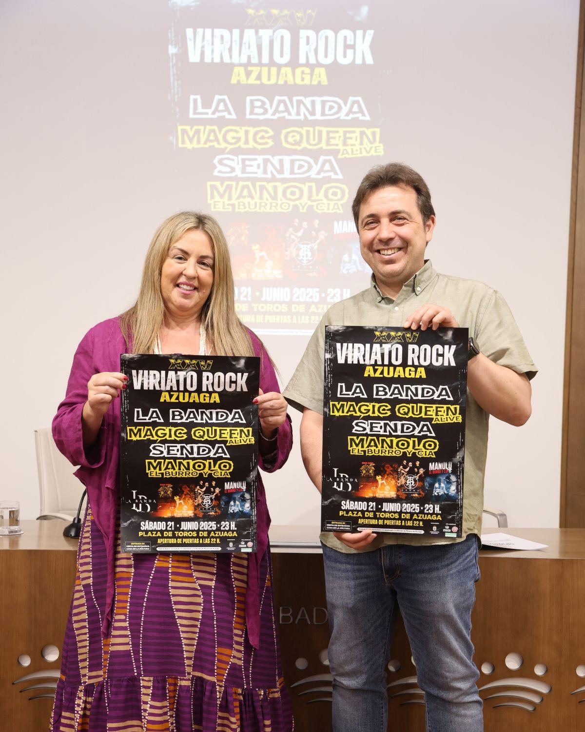 El festival Viriato Rock reúne este sábado en Azuaga a tres grupos de música