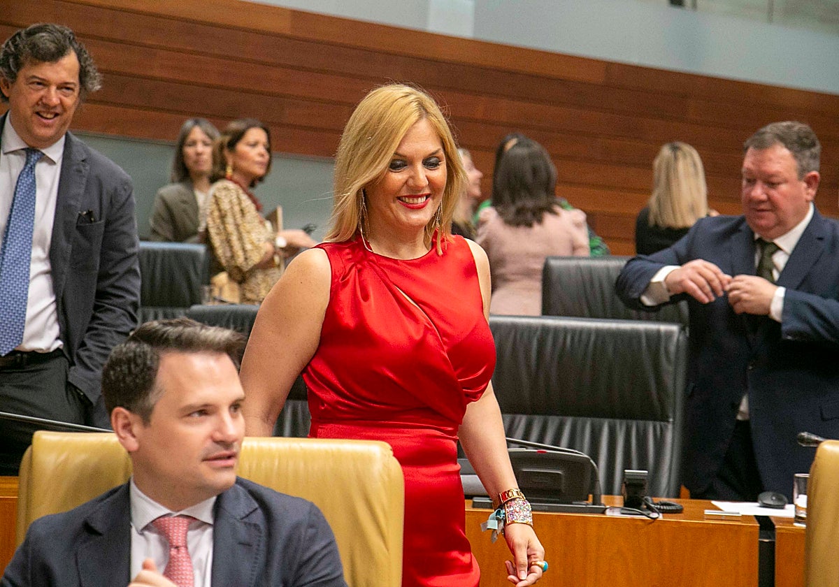 Elena Manzano, consejera de Hacienda.