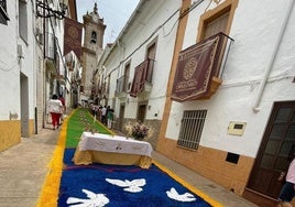 Alfombras por el Corpus Christi