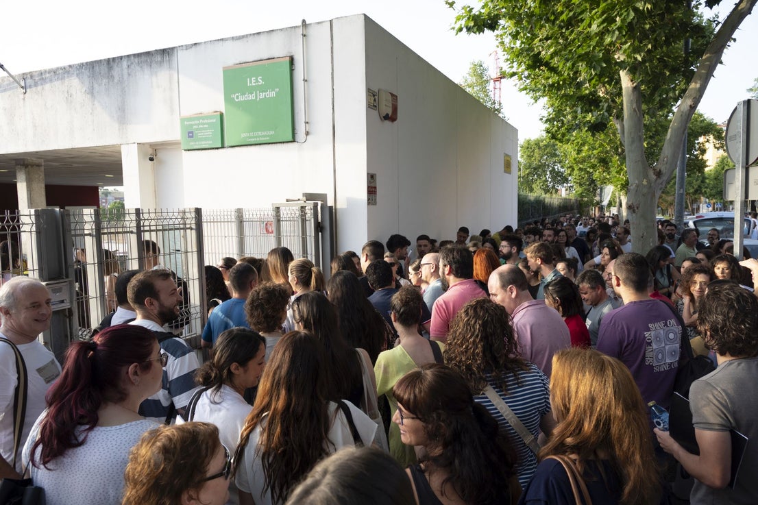 Jornada de oposiciones de Educación en Badajoz