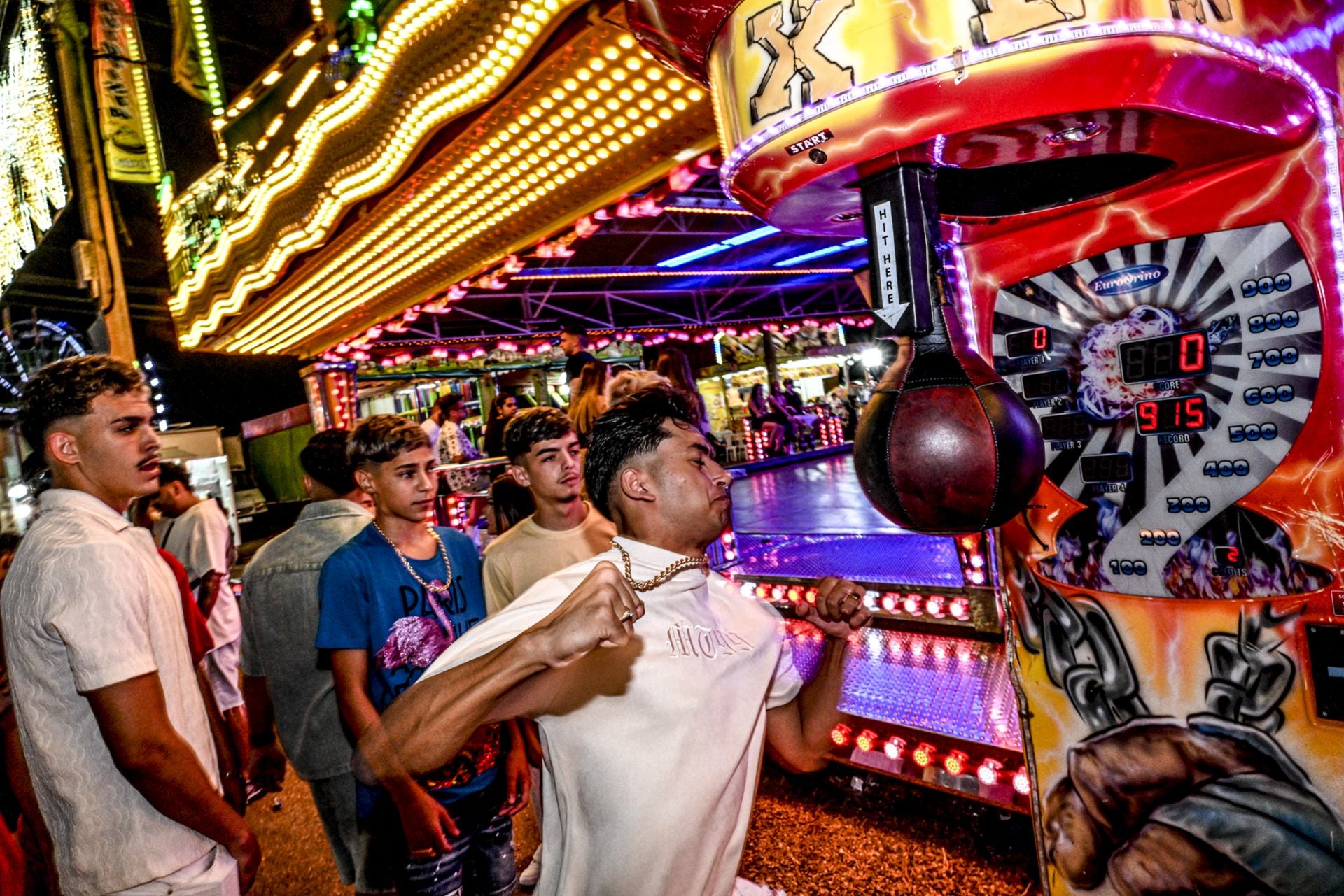 Así fue la primera noche de feria en Badajoz